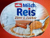 Mängden socker i Müller Milch Reis Zimt & Zucker