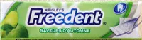 Mängden socker i Freedent Saveurs d'automne