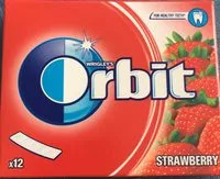 Mängden socker i Orbit Strawberry