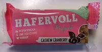 Mängden socker i Hafervoll Flapjack Cashew Cranberry