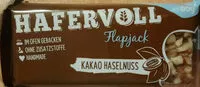 Mängden socker i Hafervoll Flapjack Kakao Haselnuss