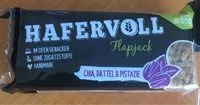 Mängden socker i Hafervoll Flapjack - Chia, Dattel & Pistazie