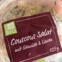 Mängden socker i Couscous-Salat mit Gemüse und Linsen