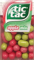 Mängden socker i Tic Tac Apple Mix 18G