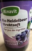 Mängden socker i Pur jus de myttilles
