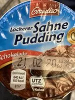 Mängden socker i Sahne Pudding Schokolade