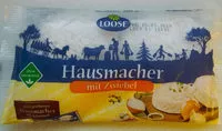 Mängden socker i Hausmacher Handkäse mit Zwiebel