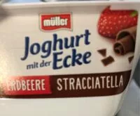 Mängden socker i Joghurt mit der ecke Erdbeere