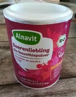 Mängden socker i Smoothie en poudre Rouge