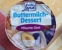 Mängden socker i Buttermilch dessert