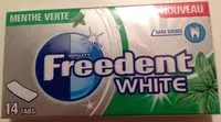 Mängden socker i Freedent White Menthe Verte