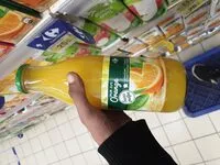Mängden socker i Pur jus orange sans pulpe carrfour