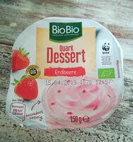 Mängden socker i Quark Dessert Erdbeere