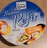 Mängden socker i Sahne-Kefir Pfirsich-Maracuja