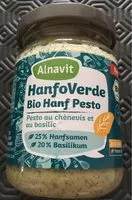 Mängden socker i Pesto au chènevis et au basilic