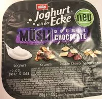 Mängden socker i Joghurt mit der Ecke Müsli