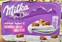 Mängden socker i Yoghurt schoko-nuss waffel