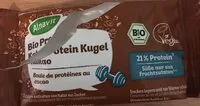 Mängden socker i Bio protein kugel cacao
