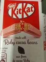 Mängden socker i KITKAT aux fèves de cacao Ruby, 41,5g, unitaire
