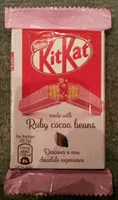 Mängden socker i KitKat with ruby cocoa beans