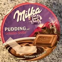 Mängden socker i Pudding auf Schoko-Soße