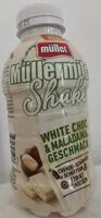 Mängden socker i Müllermilch Shake White Choc & Macadamia Geschmack
