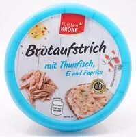 Mängden socker i Brotaufstrich mit Thunfisch, Ei und Paprika