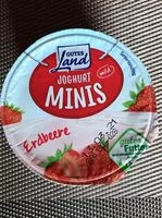 Mängden socker i Joghurt Minis Erdbeere
