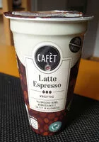 Mängden socker i Latte Espresso - kräftig