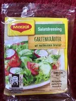 Mängden socker i Maggi Salatdressing Gartenkräuter