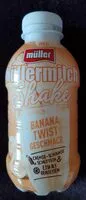 Mängden socker i Müllermilch Shake - Banana-Twist-Geschmack