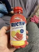 Mängden socker i Fructiv Granatapfel-Zitrone