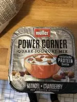Mängden socker i Power Corner Quark Joghurt mix