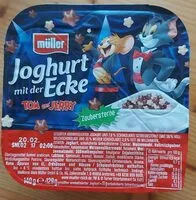 Mängden socker i Joghurt mit der Ecke Tom und Jerry Zaubersterne (Silvan)
