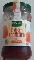 Mängden socker i Erdbeer Konfitüre