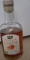 Mängden socker i Pfirsich Likör