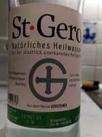 Mängden socker i St. Gero Natürliches Heilwasser