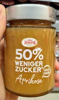 Mängden socker i Zentis Aprikose