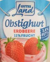 Mängden socker i Obstighurt - Erdbeere