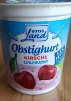 Mängden socker i Obstighurt - Kirsche
