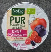 Mängden socker i Pur Joghurt Mild & Frucht - Rote Früchte