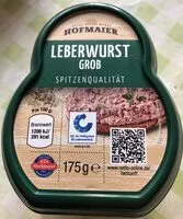 Mängden socker i Leberwurst Grob