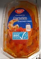 Mängden socker i Marinierte Garnelen - Getrocknete Tomate