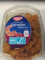 Mängden socker i Marinierte Garnelen Tomate und Chili