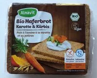Mängden socker i Haferbrot Karotte und Kürbis