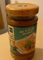 Mängden socker i gelbe Currypaste