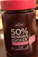 Mängden socker i Waldfrucht 50% weniger Zucker