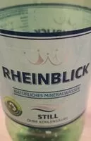 Mängden socker i Rheinblick Mineralwasser