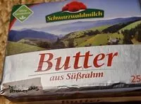 Mängden socker i Butter Schwarzwaldmilch