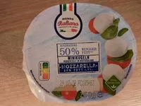Mängden socker i Mozzarella Mini Kugeln